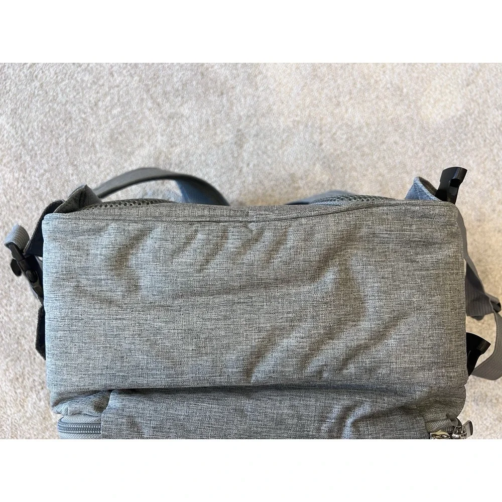 Gray Mr & Mrs Insulated Picnic Backpack